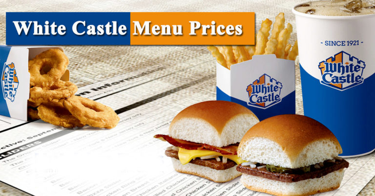 White Castle Menu Prices All Specials Crave Case Menu And Prices