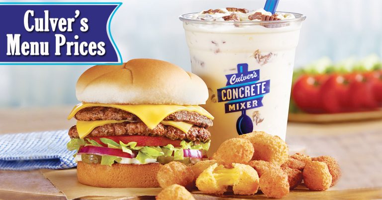 Culvers Menu Prices for Salads, Burgers & all Specials - Nutrition Facts