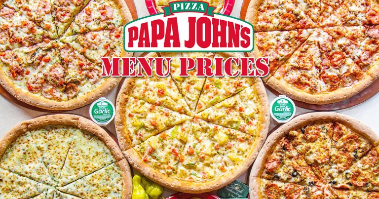 Papa Johns Menu Prices Sides Extras Drinks And Other Specials