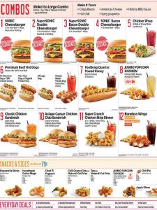 Sonic Menu Prices - Latest 2023 Menu And Prices